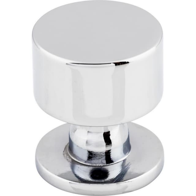 1-1/8" Serene Lily Knob, Polished Chrome