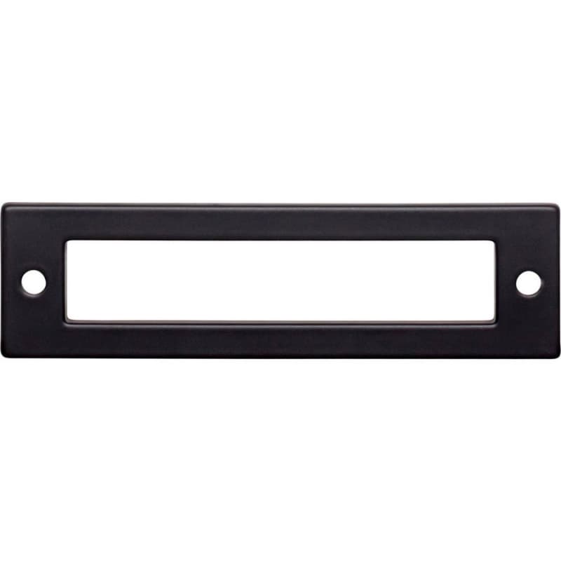 HOLLIN BCKPLT 3 3/4" FLT BLK, TK924BLK