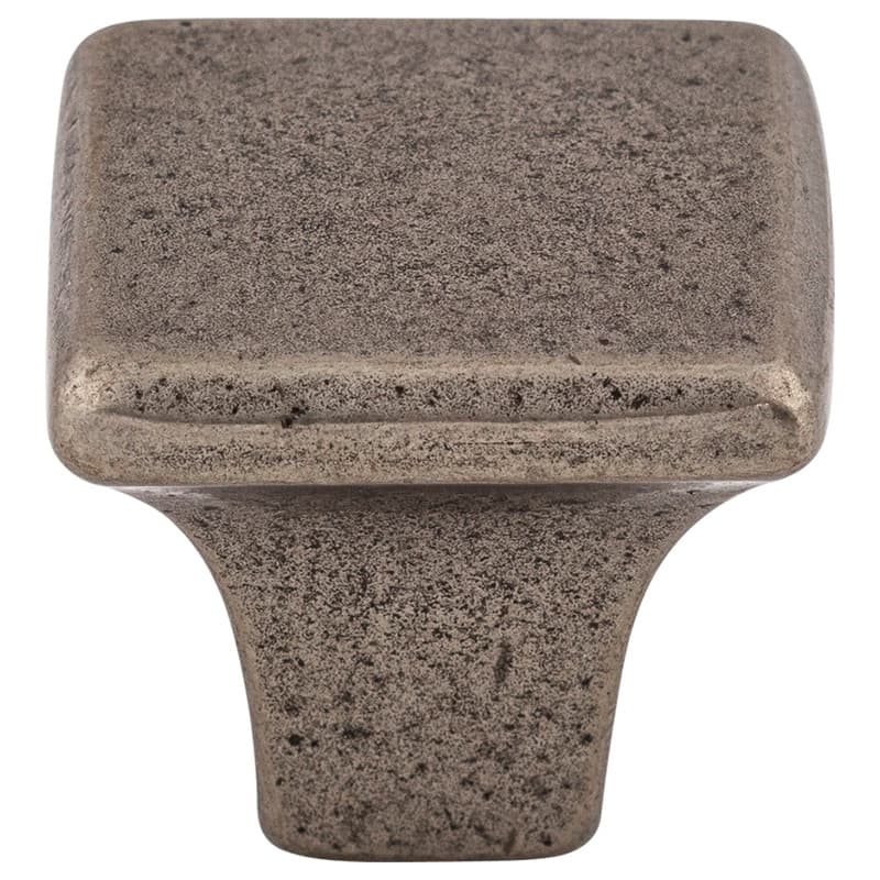 1-1/4" Britannia Square Knob, Cast Iron