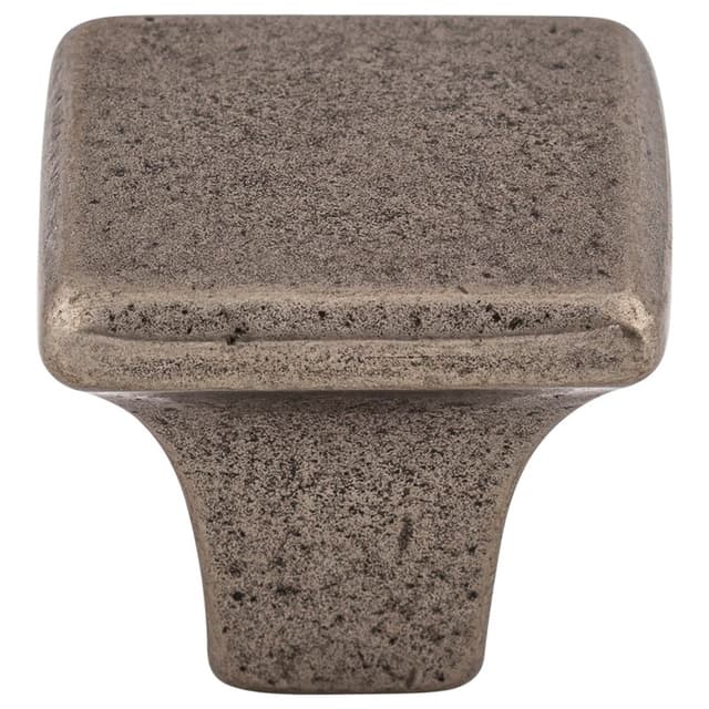 1-1/4" Britannia Square Knob, Cast Iron