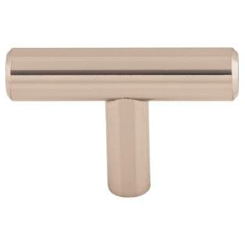 2" Bar Pulls Hopewell T-Handle Pull, Polished Nickel