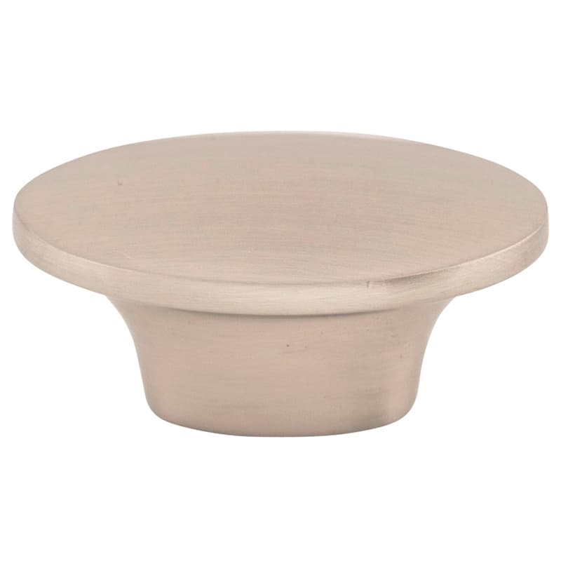 1-1/2" Dakota Oval Knob, Brushed Satin Nickel