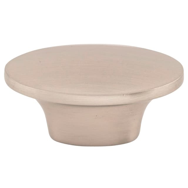 1-1/2" Dakota Oval Knob, Brushed Satin Nickel
