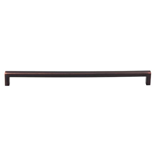 12-5/8" Nouveau Square Bar Pull, Tuscan Bronze