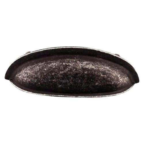 3" Somerset Cup Pull, Black Iron