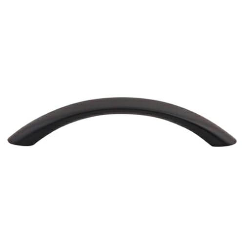 3-3/4" Nouveau Bow Pull, Flat Black
