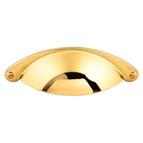 2-1/2" Somerset Arendal Cup Pull, Polished Brass