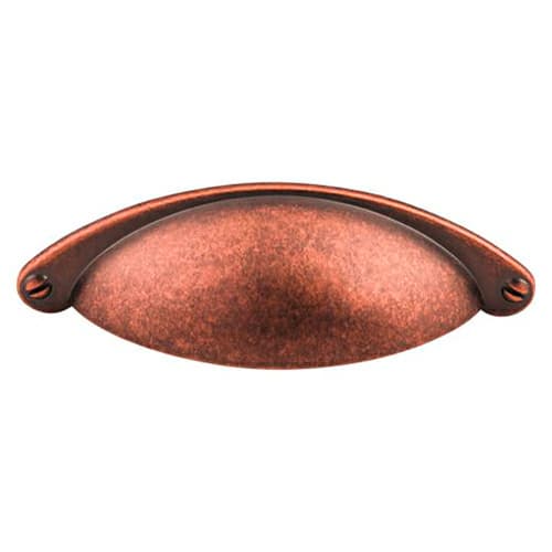 2-1/2" Somerset Arendal Cup Pull, Antique Copper