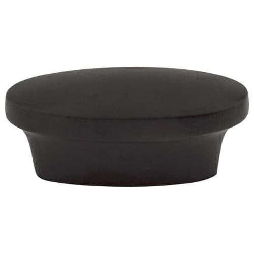 5/8" Nouveau Oval Pull, Flat Black