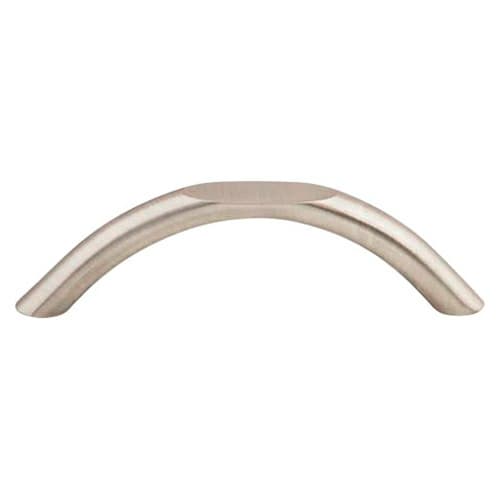3-3/4" Nouveau Curved Pull, Brushed Satin Nickel