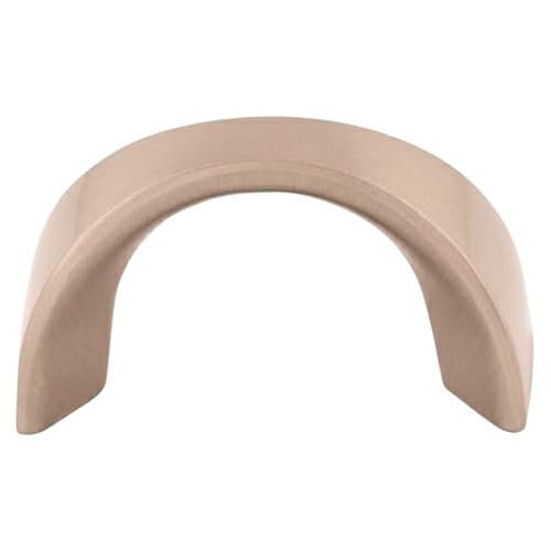 1-1/4" Nouveau Crescent U-Pull, Brushed Satin Nickel