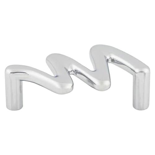 2-1/2" Nouveau Squiggly Pull, Polished Chrome