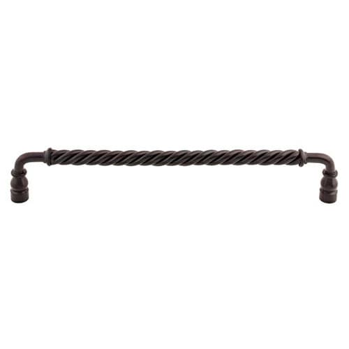 12" Normandy Twisted Bar Pull, Patina Black