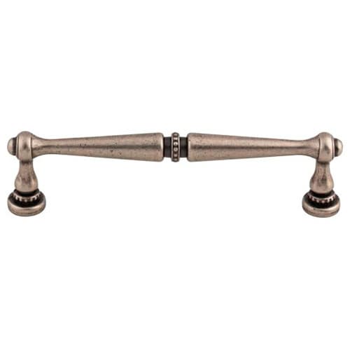 5" Edwardian Handle Pull, Pewter Antique