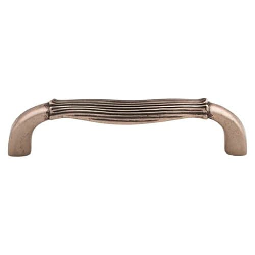 3-3/4" Edwardian Handle Bow Pull, Pewter Antique