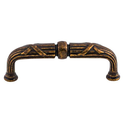 3-3/4" Edwardian Ribbon/Reed D-Pull, German Bronze