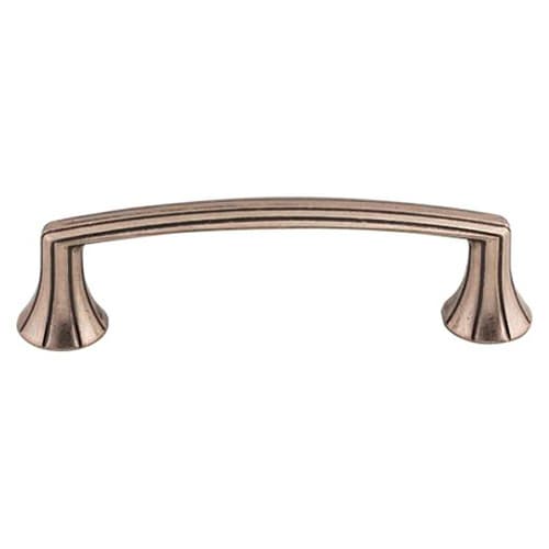 3-3/4" Edwardian Rue Pull, Pewter Antique
