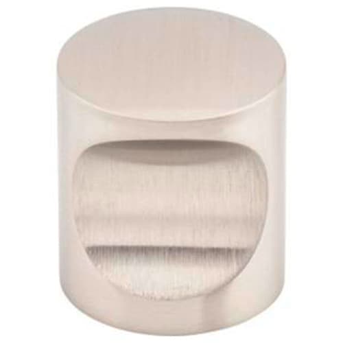 1" Stainless Steel Indent Knob, Stainless Steel