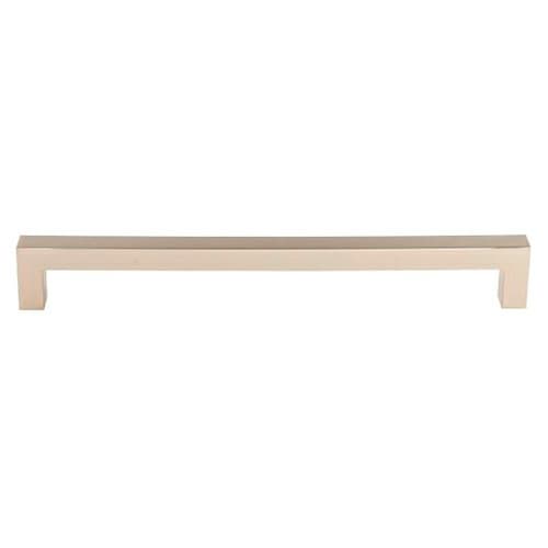 12" Nouveau Square Bar Appliance Pull, Polished Nickel