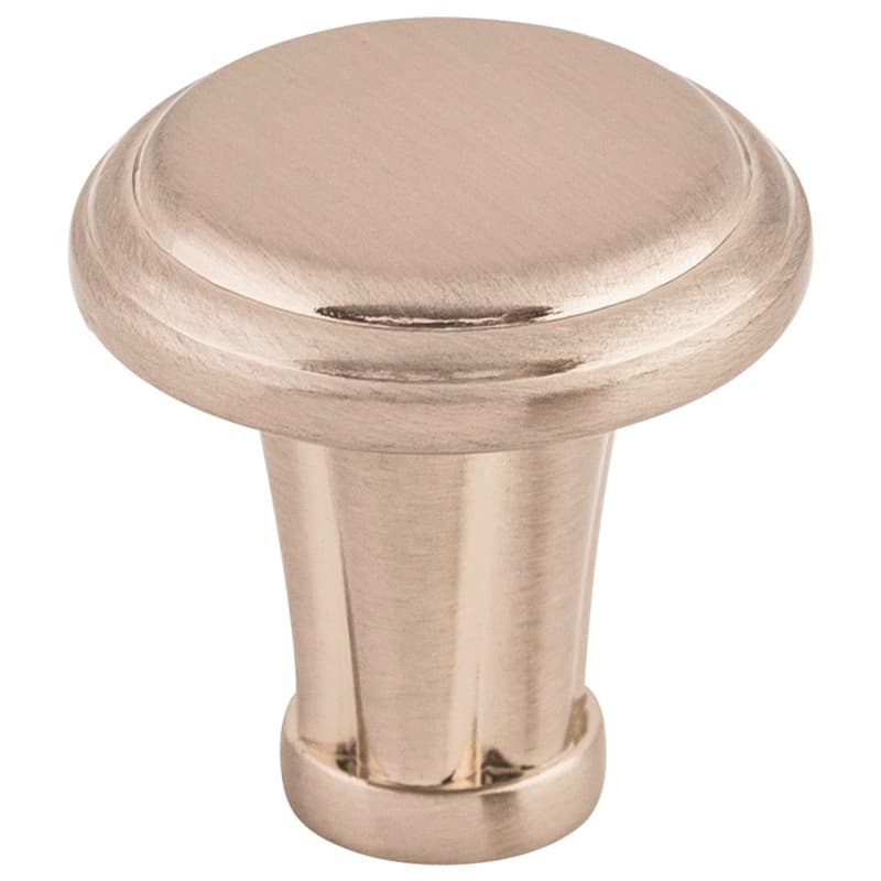 1-1/4" Luxor Knob, Brushed Satin Nickel