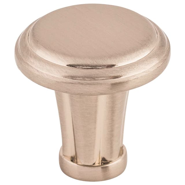 1-1/4" Luxor Knob, Brushed Satin Nickel