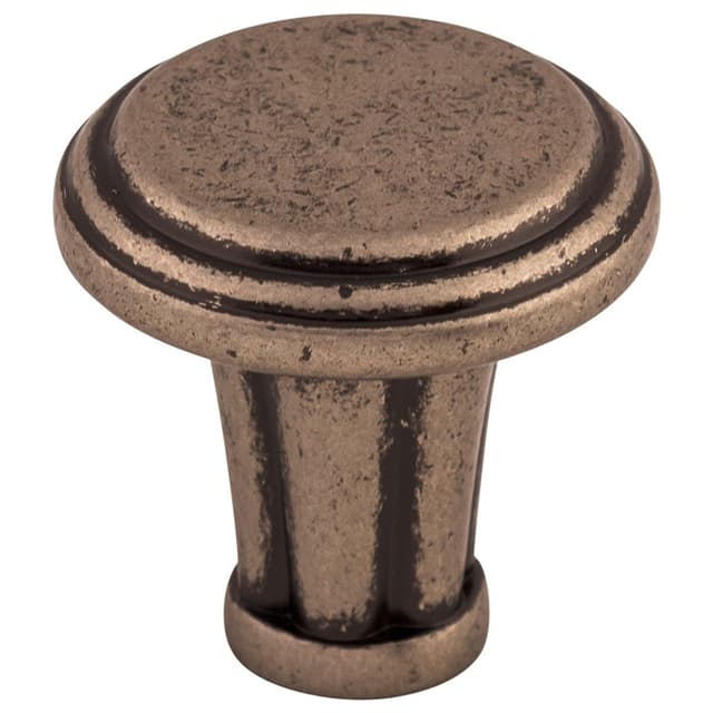 1-1/4" Luxor Knob, Pewter Antique