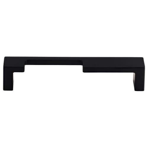 5" Sanctuary II Modern Metro Notch Pull, Flat Black