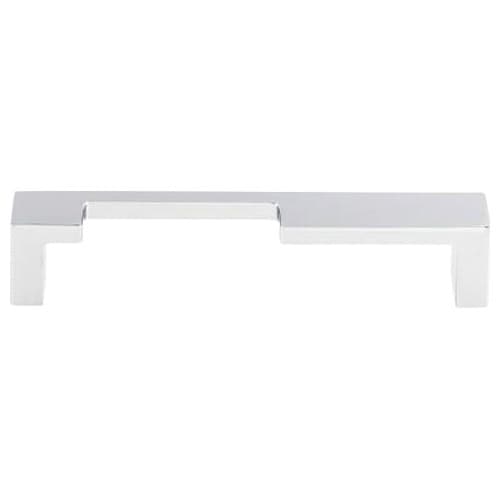 5" Sanctuary II Modern Metro Notch Pull, Polished Chrome