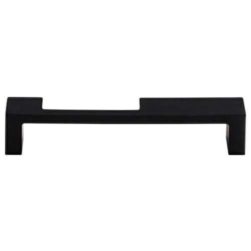 5" Sanctuary II Modern Metro Notch Pull, Flat Black
