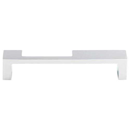 5" Sanctuary II Modern Metro Notch Pull, Polished Chrome