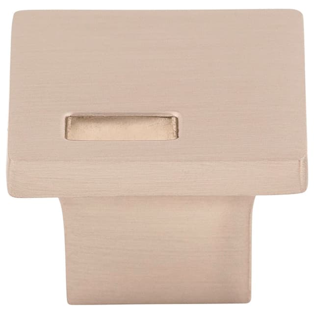 1-1/4" Sanctuary II Modern Metro Slot Knob, Brushed Satin Nickel