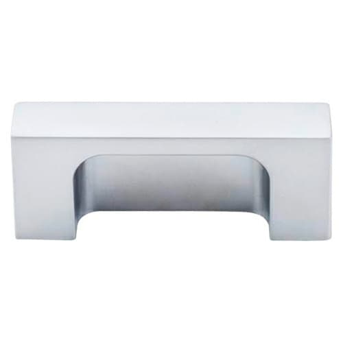 2" Sanctuary II Modern Metro Tab Pull, Aluminum