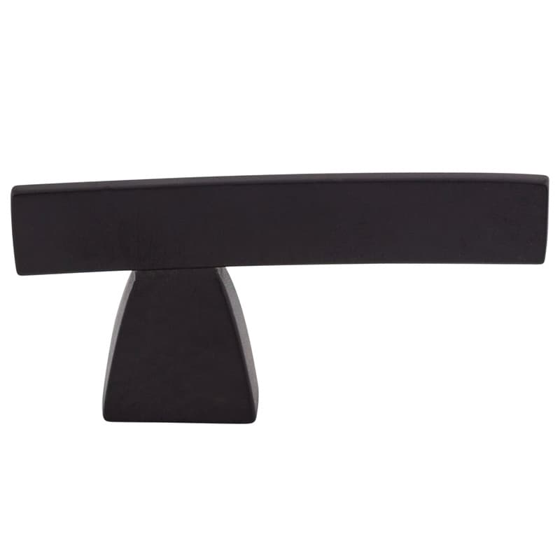2-1/2" Sanctuary Arched Knob, Flat Black