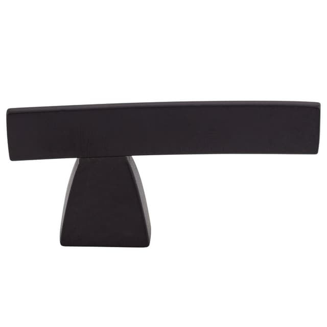 2-1/2" Sanctuary Arched Knob, Flat Black