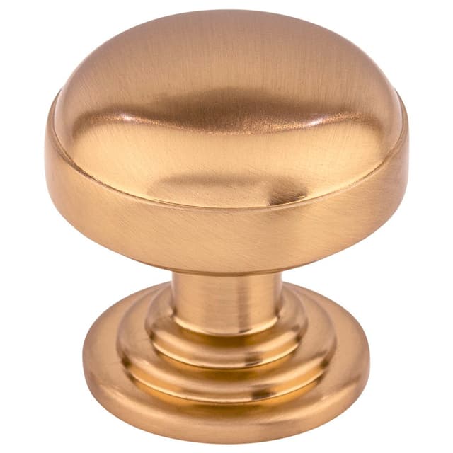 1-1/4" Ellis Round Knob, Honey Bronze