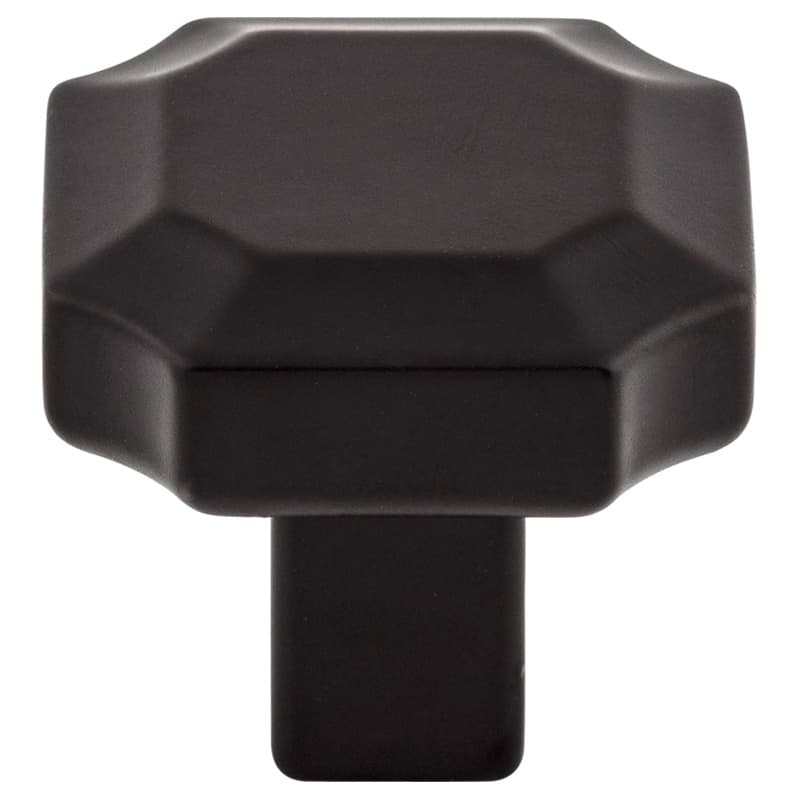 1-1/4" Ellis Davenport Knob, Flat Black