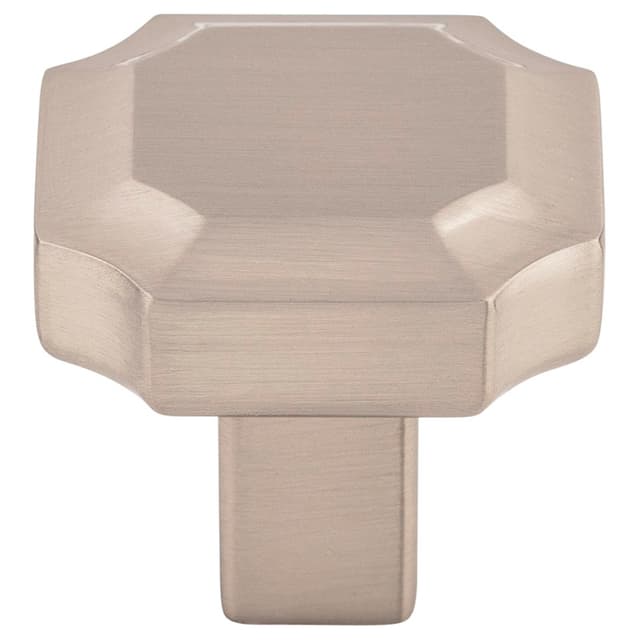 1-1/4" Ellis Davenport Knob, Brushed Satin Nickel
