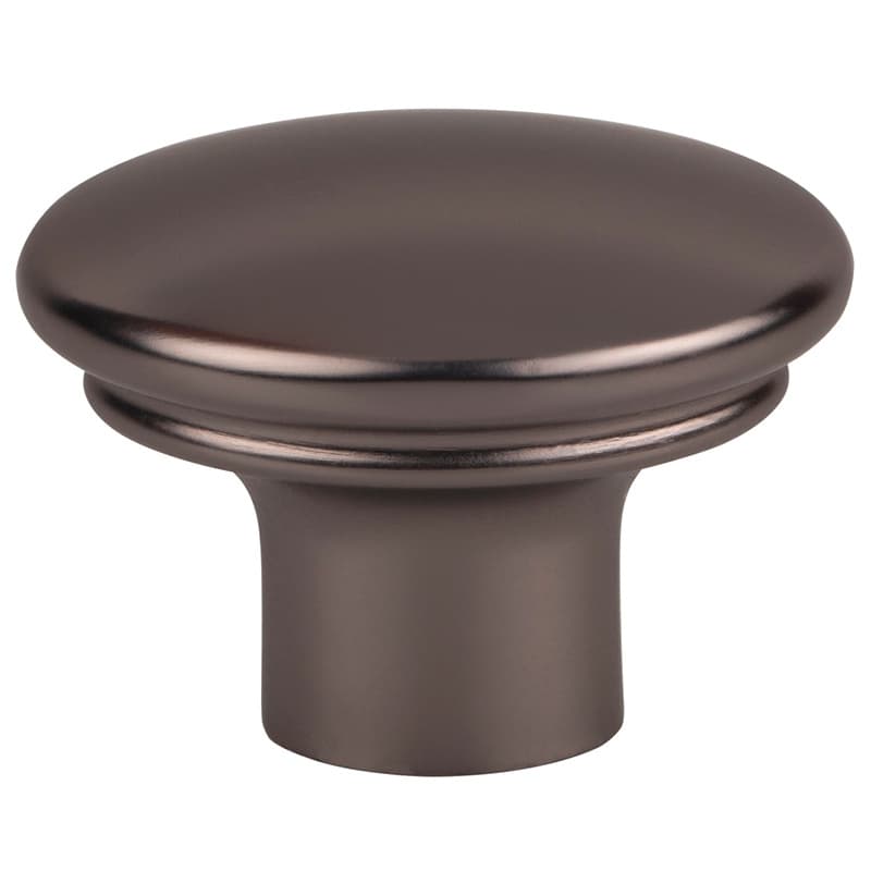 1-3/8" Ellis Julian Oval Knob, Ash Gray