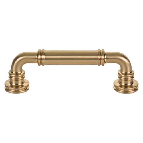 3-3/4" Morris Cranford Pull, Honey Bronze