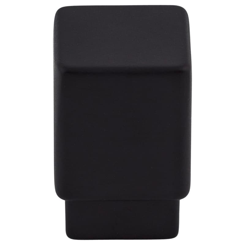 3/4" Sanctuary Tapered Square Knob, Flat Black