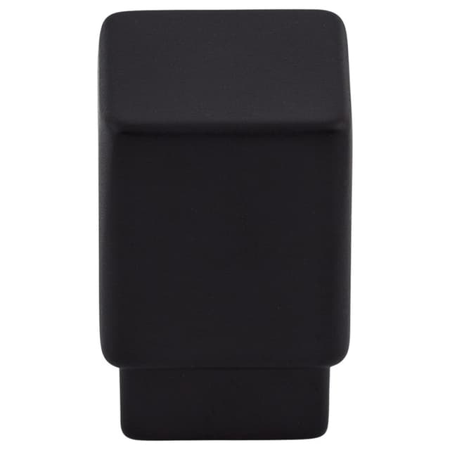 3/4" Sanctuary Tapered Square Knob, Flat Black