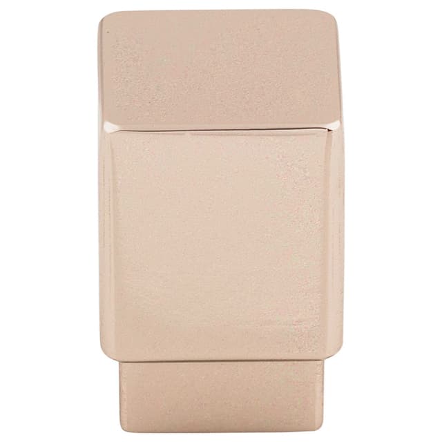 3/4" Sanctuary Tapered Square Knob, Polished Nickel