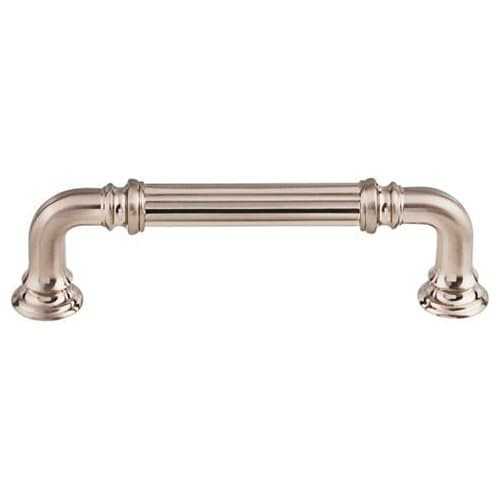3-3/4" Chareau Reeded Pull, Brushed Satin Nickel