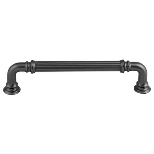 5" Chareau Reeded Pull, Ash Gray