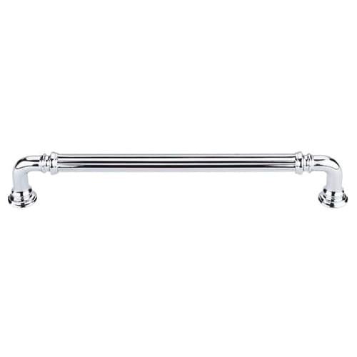 7" Chareau Reeded Pull, Polished Chrome