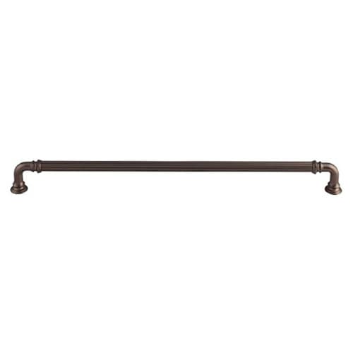 12" Chareau Reeded Pull, Ash Gray