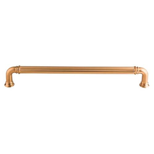 12" Chareau Reeded Appliance Pull, Honey Bronze