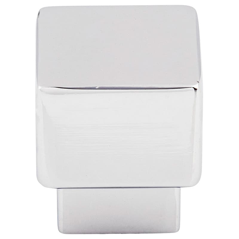 1" Sanctuary Tapered Square Knob, Polished Chrome