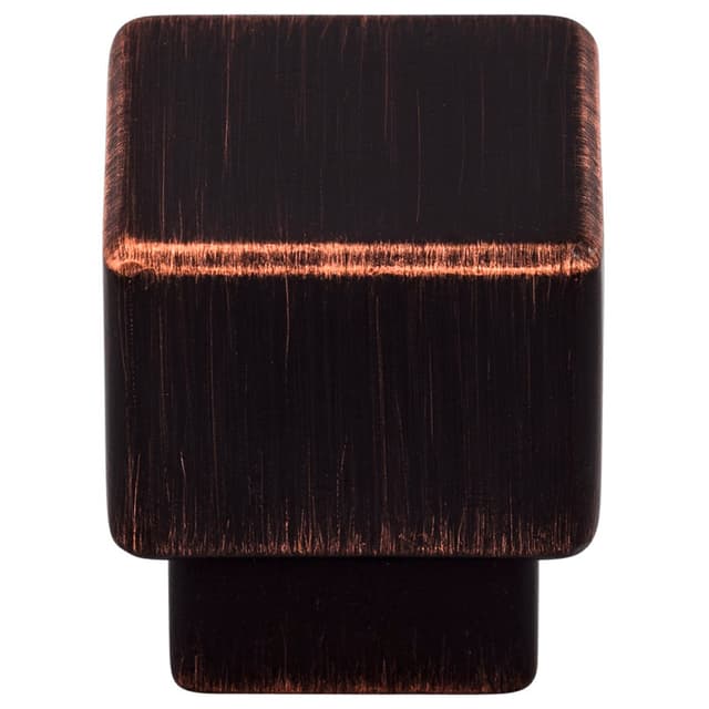 1" Sanctuary Tapered Square Knob, Tuscan Bronze