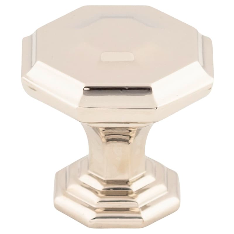 1-1/8" Chareau Chalet Knob, Polished Nickel